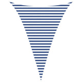 Telo Ombra da Esterno Blu e Bianco 3 x 4 x 4 m