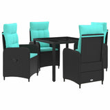 Set da pranzo per esterni 5 pcs polyrattan