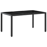 Set da pranzo per esterni 5 pcs polyrattan