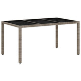 Set da pranzo per esterni 7 pcs polyrattan