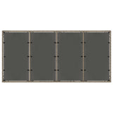 Set da pranzo per esterni 7 pcs polyrattan