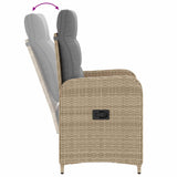 Set da pranzo per esterni 3 pcs Beige e Grigio Chiaro