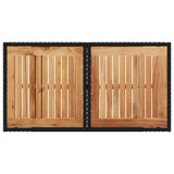 Set da pranzo per esterni 3 pcs polyrattan