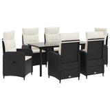 Set Tavolo da Salotto con cuscino con cuscino 7 pcs