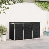 Stoccaggio contenitore a ruote Nero 207 x 77,5 x 112,5 cm