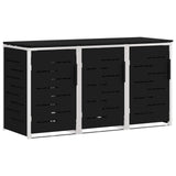 Stoccaggio contenitore a ruote Nero 207 x 77,5 x 112,5 cm