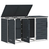 Stoccaggio contenitore a ruote Antracite 207 x 77,5 x 112,5 cm