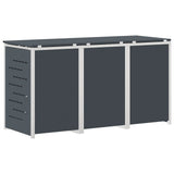 Stoccaggio contenitore a ruote Antracite 207 x 77,5 x 112,5 cm