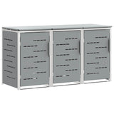 Stoccaggio contenitore a ruote Acciaio Inox Grigio