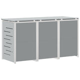 Stoccaggio contenitore a ruote Acciaio Inox Grigio