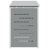 Stoccaggio contenitore a ruote Acciaio Inox Grigio