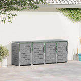 Stoccaggio contenitore a ruote for 4 Bins 240L Acciaio Inox