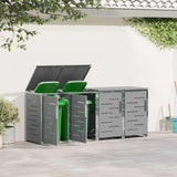 Stoccaggio contenitore a ruote Acciaio Inox Grigio