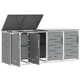 Stoccaggio contenitore a ruote Grigio 276 x 77,5 x 112,5 cm