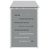 Stoccaggio contenitore a ruote for 4 Bins 240L Acciaio Inox