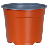 Vaso Rotondo per Fiori 200 pcs Terracotta  10 x 8 cm Plastica