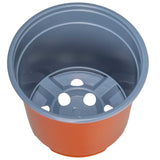 Vaso Rotondo per Fiori 200 pcs Terracotta  10 x 8 cm Plastica