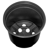 Vaso Rotondo per Fiori 100 pcs Nero  10 x 8 cm Plastica