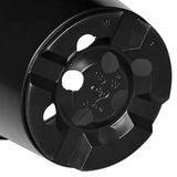 Vaso Rotondo per Fiori 200 pcs Nero  10 x 8 cm Plastica
