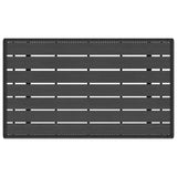 Set da pranzo per esterni 5 pcs Nero e Turchese polyrattan