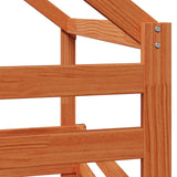 Struttura per letto soppalco Marrone Cera 90 x 190 cm