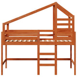 Struttura per letto soppalco Marrone Cera 90 x 190 cm