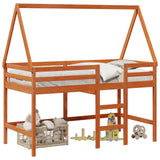 Struttura per letto soppalco Marrone Cera 90 x 190 cm
