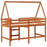 Struttura per letto soppalco Marrone Cera 90 x 190 cm