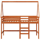 Struttura per letto soppalco Marrone Cera 90 x 190 cm