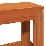 Struttura del letto 2 pcs Marrone cerato Legno di Pino Massello