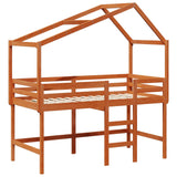 Struttura per letto soppalco Marrone Cera 90 x 190 cm