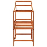 Struttura per letto soppalco Marrone Cera 90 x 190 cm