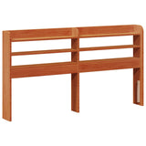Struttura del letto 2 pcs Marrone cerato Legno di Pino Massello
