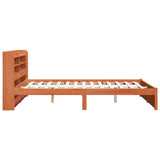 Struttura del letto 2 pcs Marrone cerato Legno di Pino Massello