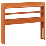 Struttura del letto 2 pcs Marrone cerato Legno di Pino Massello