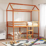 Struttura per letto soppalco Marrone Cera 90 x 190 cm