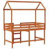Struttura per letto soppalco Marrone Cera 90 x 190 cm