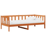 Letto Giorno con materasso Marrone Cera e Bianco 90 x 200 cm