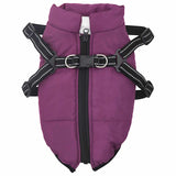 Cappotto per Cani Viola L24 Pile e Poliestere