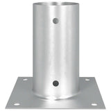 Ancora rotonda per terreno 4 pcs Argento 15 x 15 x 15 cm