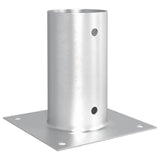 Ancora rotonda per terreno 12 pcs Argento 15 x 15 x 15 cm