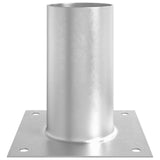 Ancora rotonda per terreno 12 pcs Argento 15 x 15 x 15 cm