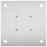 Ancora rotonda per terreno 12 pcs Argento 15 x 15 x 15 cm