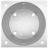 Ancora rotonda per terreno 4 pcs Argento 15 x 15 x 15 cm