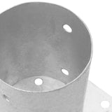 Ancora rotonda per terreno 4 pcs Argento 18 x 18 x15 cm Metallo