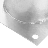 Ancora rotonda per terreno 4 pcs Argento 18 x 18 x15 cm Metallo