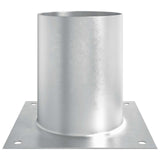 Ancora rotonda per terreno 4 pcs Argento 18 x 18 x15 cm Metallo