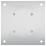 Ancora rotonda per terreno 12 pcs Argento 18 x 18 x15 cm