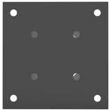 Ancora rotonda per terreno 4 pcs Antracite 15 x 15 x 15 cm