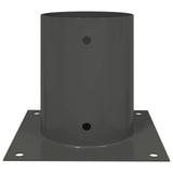 Ancora rotonda per terreno 4 pcs Antracite 18 x 18 x15 cm